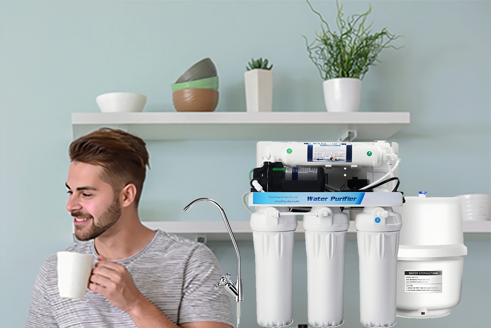 High-performance water purifier system