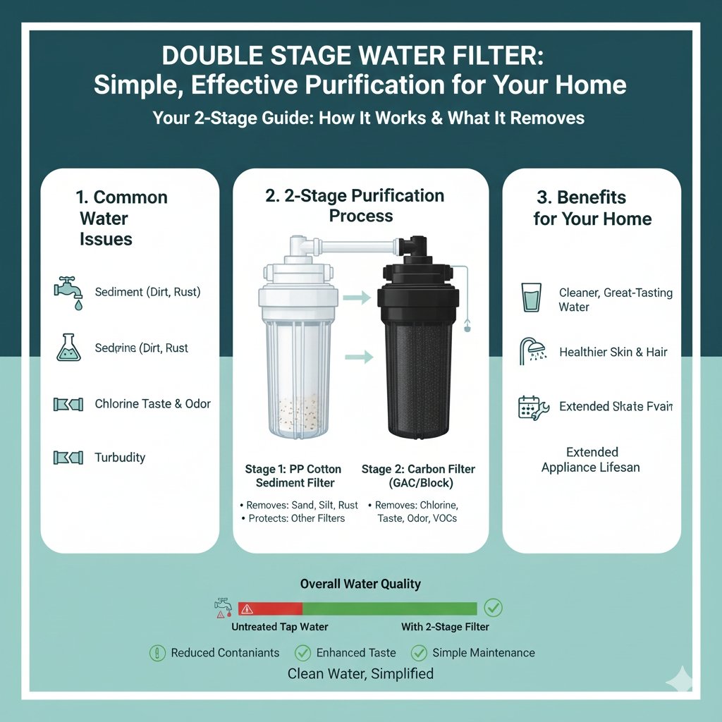 Water Filtration Guide Double Stage Water Filter Guide: Purity for Home