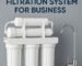 A professional cover image showing a compact, under-counter 5-stage drinking water filtration system for business use, ideal for small cafes and restaurants seeking high-quality water solutions from a pp cotton household water purifier company.