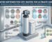 An infographic detailing a complete water softener for city water treatment by yourwatergood. It contrasts city hard water problems like scale and chlorine with soft water benefits, highlighting a multi-stage system using PP cotton pre-filtration and smart softening technology for pure, scale-free water.