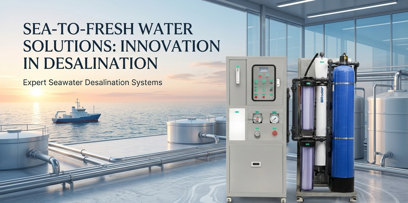 Leading seawater desalination system manufacturer & supplier providing innovative sea-to-fresh water solutions for coastal facilities and industrial use.
