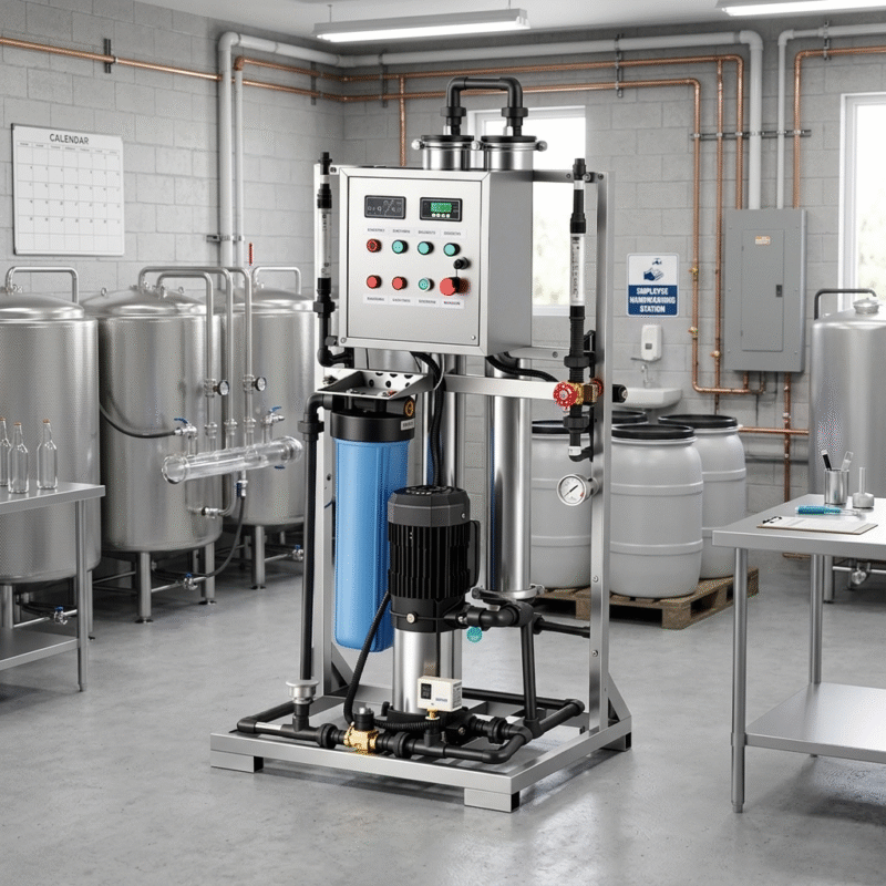 Commercial grade water purification system for small business utility rooms, featuring advanced filtration tech by pp cotton household water purifier company.