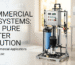 High-performance light commercial reverse osmosis system with integrated PP cotton filters by a professional household water purifier company, featuring a modern touch-screen control panel and sleek stainless steel frame for premium business water solutions.